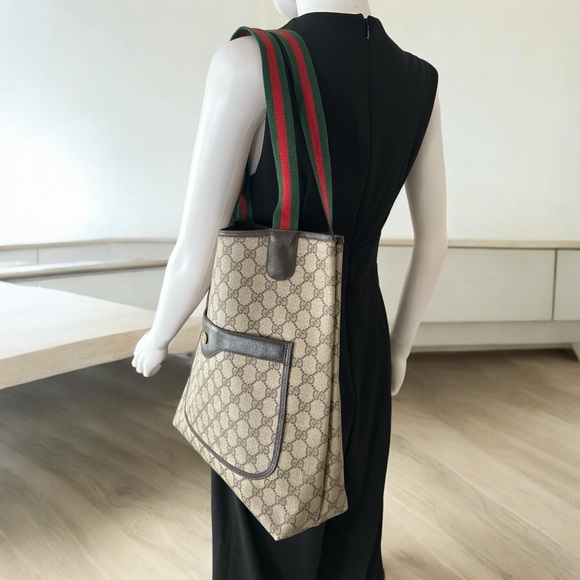 Authentic Gucci Tote Bag with Cherryline - Picture 3 of 16